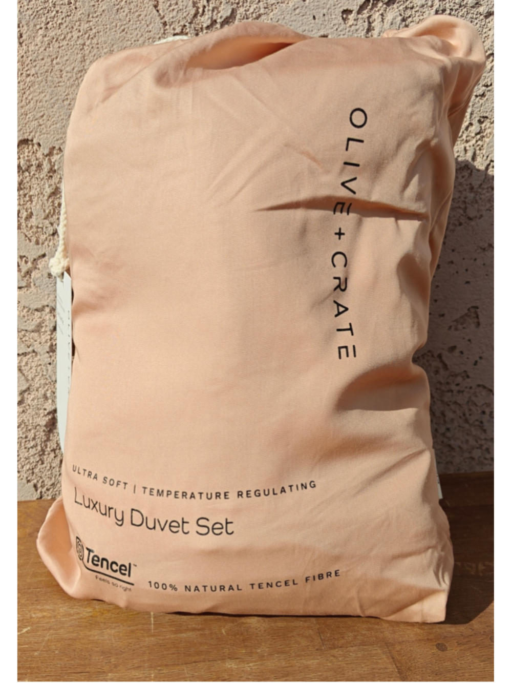 OLIVE & CRATE EUCALYPTUS - KING DUVET COVER SET Terracotta Clay